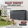 Kontejner na odpadky pro 3 nádoby, s pedálem, objem 120–240 Náhled obrázku produktu 4