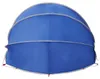 Tenda a cupola per piscina vidaXL 538 x 440 x 204 cm, blu Anteprima dell’immagine prodotto 7