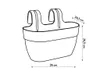 ELHO - Blumentopf - Vibia Campana Easy Hanger Medium - Produktbild-Vorschau 4