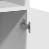vidaXL Highboard Weiß 80x42,5x185 cm Holzwerkstoff Produktbild-Vorschau 6