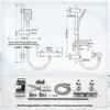 JOHO Thermostat Duschsystem mit Duscharmatur, Produktbild-Vorschau 8