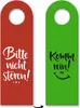 10x Bitte nicht stören - Komm rein Türhänger Türanhänger Produktbild-Vorschau 1