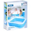 The image shows the packaging of an inflatable swimming pool. Podgląd zdjęcia produktu