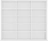 vidaXL CD-Regal Weiß 102x23x89,5 cm Holzwerkstoff Produktbild-Vorschau 4