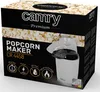 The image shows the packaging of a Camry popcorn maker. Podgląd zdjęcia produktu