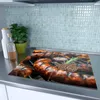 Spritzschutz Herdabdeckplatte Schneidebrett aus Glas Produktbild-Vorschau 2