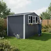 Abri de jardin en métal de 4,33 m² avec toit en pente, Voir les images du produit 3