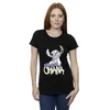 Disney - "Ohana" T-Shirt für Damen BI25877 (L) (Schwarz) Produktbild-Vorschau 1
