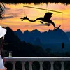 Tokoindah Windspiel Drache 30 cm aus Naturmaterialien, in Produktbild-Vorschau 6