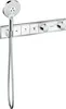 Hansgrohe RainSelect, Waschbecken, Chrom, Weiß Produktbild-Vorschau 5