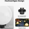 Wiltec Kugelleuchte Ø 30 cm mit Erdspieß, Gartenleuchte 40 Produktbild-Vorschau 7