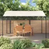 An outdoor patio scene with a table and chairs under a canopy. Anteprima dell’immagine prodotto