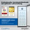 Exquisit Glastürkühlschrank, 240l Getränkekühlschrank mit Produktbild-Vorschau 2