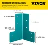VEVOR Schaukelverbinder, 4 mm dicker Stahl-Schaukelwinkel, Produktbild-Vorschau 7