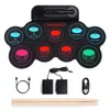 Schlagzeug Tragbares Elektronisches Schlagzeug 9 Drum Pads Produktbild-Vorschau 1