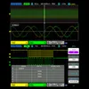 A screenshot of a digital oscilloscope displaying waveforms and data, likely for technical demonstration or analysis. Podgląd zdjęcia produktu