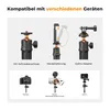 K&F Concept 3-v-1 selfie tyč + stolný stojan s držiakom na Náhľad obrázku produktu 2