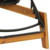 Sonnenliegen 2 Stk. Schwarz Braun Poly Rattan Massivholz Produktbild-Vorschau 10