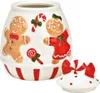 Weihnachtliche Aufbewahrungsdose mit Lebkuchenfiguren, 14 x Produktbild-Vorschau 2