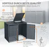 ML-Design 3-košový box na 3 koše, 240L 200x80x116,3 cm Náhled obrázku produktu 3