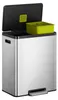 EKO - EcoCasa 2 Kosz pedałowy do recyklingu 30+30 litrów - Podgląd zdjęcia produktu 3