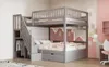 Sweiko Lit superposé en bois massif 140x200cm, Avec Voir les images du produit 4
