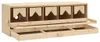 vidaXL nido per 5 persone 117x33x38 cm in legno di pino Anteprima dell’immagine prodotto 3