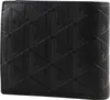 LACOSTE Cuir porte-monnaie Monogramm Billfold Coin Noir Voir les images du produit 4