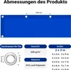 Wiltec waterdichte afdekkap blauw, waterdichte zeildoek met Productafbeelding-voorbeeld 3