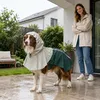PawHut Regenjas voor honden, waterdicht en ademend, kleur: Productafbeelding-voorbeeld 2