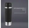 EMSA Travel Mug Waves Grande, Schwarz, Edelstahl, Silikon, Produktbild-Vorschau 3