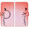 A product shot of a phone case, shown open and closed. Produktbild-Vorschau