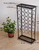 DanDiBo Portabottiglie in metallo nero in piedi 100 cm Rico Anteprima dell’immagine prodotto 12