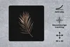 MuchoWow® Mauspad Mousepad Gold - Zweig - Blatt 30x30 cm - Produktbild-Vorschau 2