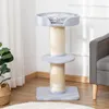 PawHut Katzenbaum Spielbaum Kratzstamm mit Plattform Sisal Produktbild-Vorschau 9