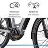 Zündapp X850 Trekking E Bike 28 Zoll grau Produktbild-Vorschau 5