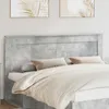 vidaXL Testiera in legno color cemento grigio Anteprima dell’immagine prodotto 2