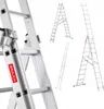 Baulich | Leiter - Aluminiumleiter - 3x11 Stufen - Klappbar Produktbild-Vorschau 1