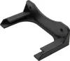 A black plastic bracket for a router, shown against a white background. Produktbild-Vorschau
