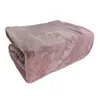 A folded pink blanket on a white background. Produktbild-Vorschau