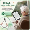 10-fach LED-Lupe wiederaufladbar, freihändige Leselupe mit Produktbild-Vorschau 3