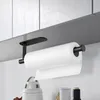 Küchenrollenhalter XXL Schwarz Matt Wandhalter Produktbild-Vorschau 4