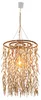 Näve E27 Pendelleuchte KOKOS Ø40cm beige 6122911 Produktbild-Vorschau 1