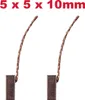 Two carbon brushes with copper wires are shown against a white background. Produktbild-Vorschau