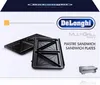 Delonghi piatti piastre sandwich piastra bistecchiera SW12 Anteprima dell’immagine prodotto 4