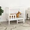 vidaXL Lit pour chien Blanc 95,5x73,5x90 cm Pin massif Voir les images du produit 2