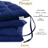 Lavea® Sitzkissen 40x40 cm, 4er Set, Navy Blau - mit Produktbild-Vorschau 3