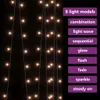Bajkowa zasłona świetlna, 3x3m, 300 LED, ciepła biel, 8 Podgląd zdjęcia produktu 3
