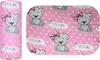 Ega KIDS | Set di 4 pannolini Tetra - 70x80 cm - Rosa con Anteprima dell’immagine prodotto 2