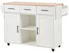 Carrello da cucina con piano di lavoro pieghevole, isola da Anteprima dell’immagine prodotto 14
